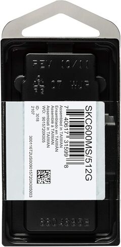 هارد SSD 512 جيجا KC600 ساتا 3 ام ساتا كينغستون in Saudi Arabia