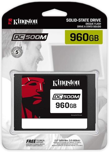 Kingston Data Center DC500M, SEDC500M/960G, Enterprise Drive a Stato Solido - SSD 2.5 بوصة 960 جيجابايت in Saudi Arabia