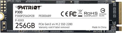 Patriot P300 M.2 PCIe Gen 3 x4 512GB Low-Power Consumption SSD | Interface: PCIe Gen 3 x4; Low-power design. in Kuwait