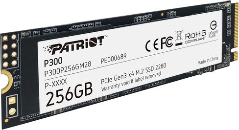Patriot P300 M.2 PCIe Gen 3 x4 512GB Low-Power Consumption SSD | Interface: PCIe Gen 3 x4; Low-power design. in Kuwait