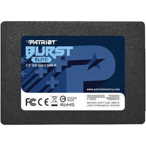 Patriot Burst Elite 120GB SATA 3 2.5 Inch SSD | Form factor: 2.5 Inch; Interface: SATA 3. in Saudi Arabia
