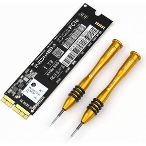 INDMEM PCIe NVMe Gen3x4 SSD 1TB 3D TLC NAND Flash Hard Drive SSD Replacement for Macbook Air 2013-2017, Macbook Pro Retina 2013-2015, iMac 2013-2017, Mac Pro 2013, Mac Mini 2014 (1TB) in Kuwait