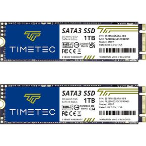 Timetec 256GBx10 (10 Pack) SSD 3D NAND TLC SATA III 6Gb/s M.2 2280 NGFF 128TBW سرعة قراءة تصل إلى 550 ميجابايت/ثانية أداء ذاكرة التخزين المؤقت SLC يعزز محرك الأقراص الصلبة الداخلي للكمبيوتر الشخصي والكمبيوتر المحمول وسطح المكتب in Kuwait