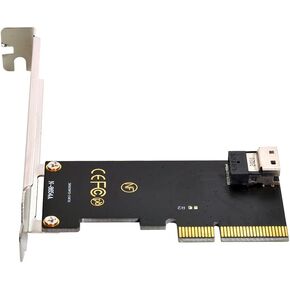 NFHK NGFF M-Key NVME إلى U.2 U2 Kit SFF-8639 إلى SFF-8654 Slimline SAS PCIe SSD محول للوحة الرئيسية in Kuwait