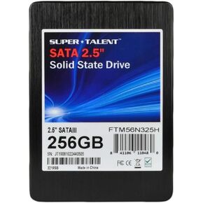 محرك الأقراص ذو الحالة الصلبة Super Talent سعة 256 جيجابايت مقاس 2.5 بوصة SATA بسرعة 6 جيجابايت/ثانية in Kuwait