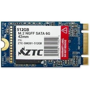 محرك الاقراص الصلبة ZTC 512GB Armor 42mm M.2 NGFF 6G SSD ذو حالة ثابتة. موديل ZTC-SM201-512G in Kuwait