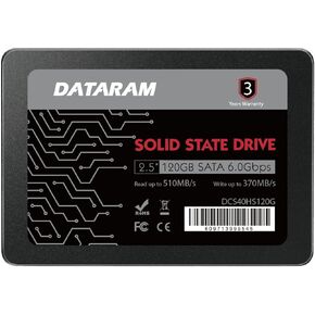 محرك الأقراص الصلبة Dataram سعة 120 جيجابايت مقاس 2.5 بوصة SSD متوافق مع HP PRODESK 600 G3 (Mini) in Kuwait