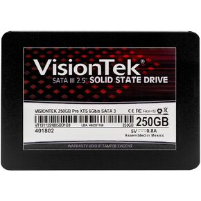 VisionTek PRO XTS 7mm 2.5 Inch SATA III SSD - 250GB - Desktops, Laptops, Mac Systems in Kuwait