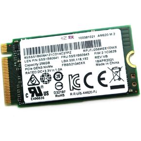 محرك الحالة الصلبة SSS1B60641 8SSSS1B60641 قطع غيار بديلة متوافقة لذاكرة الاتحاد AM620 256GB M.2 2242 NVMe PCIe Gen3 x4 SSD in Kuwait