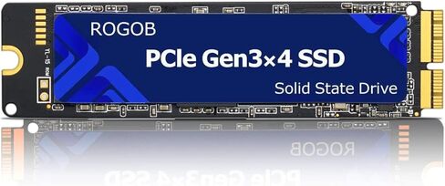 محرك الأقراص الصلبة الداخلي ROGOB 512GB PCIe SSD Gen3*4 NGFF، ترقية السرعة ومحرك التخزين لأجهزة Mac 2013-17، MacBook، Mac Pro، Air، Mini، iMac in Kuwait