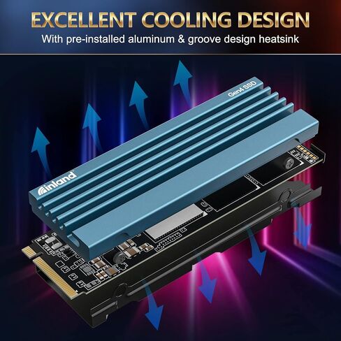 Inland 1TB Gaming NVMe SSD Internal Solid State Drive Optimized for PS5 in Saudi Arabia
