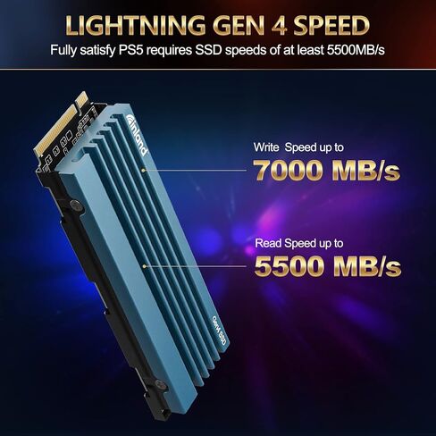 Inland 1TB Gaming NVMe SSD Internal Solid State Drive Optimized for PS5 in Saudi Arabia