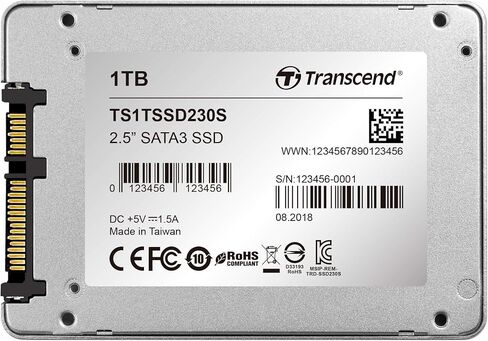 Transcend 512GB SSD230S 2.5" SATA III SSD, Up to 560MB/s, DRAM Cache in Saudi Arabia