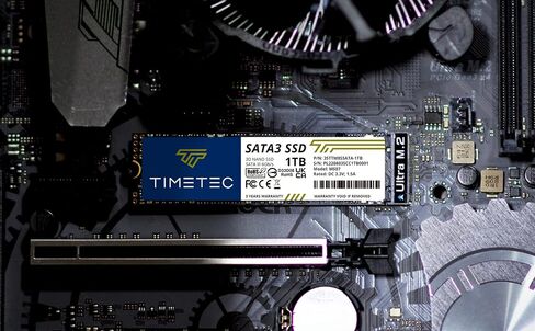 Timetec 512GBx2 (2 Pack) SSD 3D NAND SATA III 6Gb/s M.2 2280 NGFF 256TBW Read Speed Up to 550MB/s SLC Cache Performance Boost Internal Solid State Drive for PC Computer Laptop and Desktop in Saudi Arabia