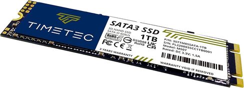 Timetec 512GBx2 (2 Pack) SSD 3D NAND SATA III 6Gb/s M.2 2280 NGFF 256TBW Read Speed Up to 550MB/s SLC Cache Performance Boost Internal Solid State Drive for PC Computer Laptop and Desktop in Saudi Arabia