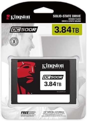Kingston Data Centre DC500R, SEDC500R/3840G, Enterprise Drive a Stato Solido - SSD 2.5" 3840 GB in Saudi Arabia