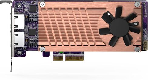 كيو ناب QM2-2P2G2T2 x PCIe Gen3 M.2 NVMe SSD و2 × بطاقة توسيع منفذ 2.5GbE لتعزيز الأداء in Saudi Arabia
