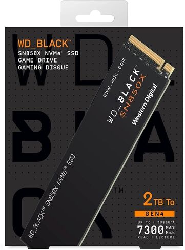 وسيط تخزين ذو حالة ثابتة NVME من دبليو دي_بلاك SN850X سعة 2 تيرابايت in Saudi Arabia