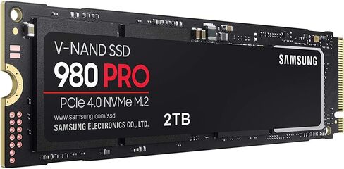 حزمة SAMSUNG MZ-V8P2T0B/AM 980 PRO PCIe 4.0 NVMe SSD 2 تيرابايت مع حزمة حماية محسنة CPS لمدة عام واحد in Kuwait