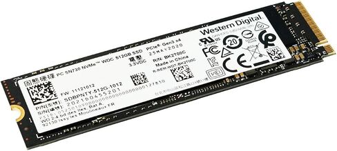 OEM New WD PC SN730 NVMe SSD 512GB Capacity Read speeds up to 3,400MB/s, Write Speed up to 2,1002MB/s Available in M.2 2280 Form Factor Endurance of up to 400 TBW (WD 51GB NVME SSD OEM) in Kuwait