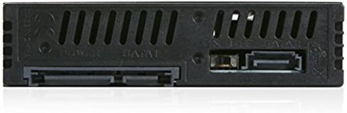 IStarUSA 3.5 بوصة إلى 2 × 2.5 بوصة SATA 6 جيجابت في الثانية HDD SSD حامل قابل للتبديل السريع، أسود، BPN-2535DE-SA in Kuwait