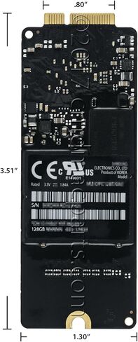 اوديسون - هارد SSD 128GB بديل لجهاز ماك بوك برو 13 بوصة A1425 / 15 بوصة A1398 (أواخر 2012، أوائل 2013) in Kuwait