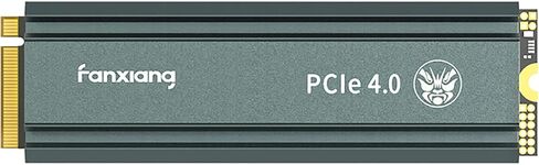 محرك أقراص الحالة الصلبة الداخلي fanxiang S660 500GB PCIe 4.0 NVMe SSD M.2 2280 - مع مبدد حرارة، يصل إلى 5000 ميجابايت/ثانية، متوافق تمامًا مع PS5، ذاكرة التخزين المؤقت الديناميكية SLC in Kuwait