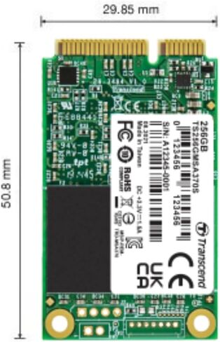 ترانسيند 64 جيجابايت ساتا III 6 جيجابايت/ثانية MSA370 mSATA SSD 370 SSD TS64GMSA370 in Kuwait