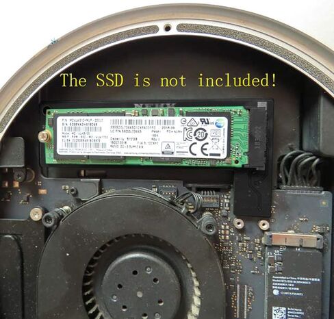 M.2 NGFF M-Key NVME SSD Convertor Card for 2014 Mac A1347 MEGEN2 MEGEM2 MEGEQ2 Mini in Kuwait