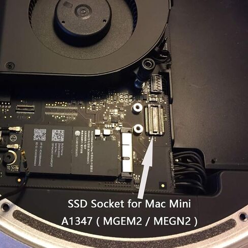 M.2 NGFF M-Key NVME SSD Convertor Card for 2014 Mac A1347 MEGEN2 MEGEM2 MEGEQ2 Mini in Kuwait