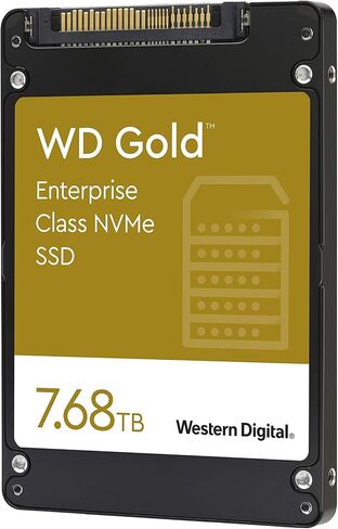 Western Digital 3.84TB WD Gold SN600 Enterprise Class NVMe Internal SSD - U.2 PCIe, 2.5"/7mm - WDS384T1D0D in Saudi Arabia