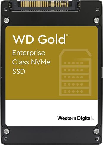 Western Digital 3.84TB WD Gold SN600 Enterprise Class NVMe Internal SSD - U.2 PCIe, 2.5"/7mm - WDS384T1D0D in Saudi Arabia