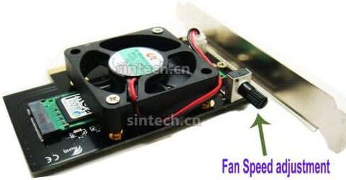 Sintech NVME PCIe,M.2(NGFF) M Key SSD to PCI-e X4 X16 Adapter Card with Heatsink,Compatible for Samsung 960 970 EVO in Saudi Arabia