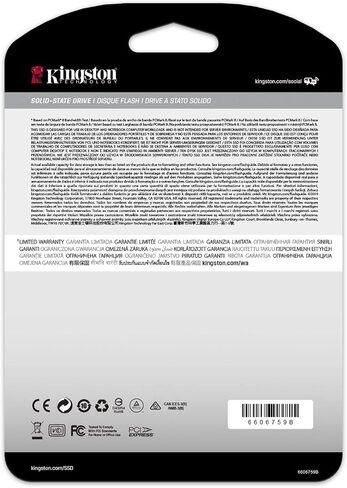 Kingston KC2500 500 GB Solid State Drive - M.2 2280 Internal - PCI Express NVMe (PCI Express NVMe 3.0 x4) in Saudi Arabia