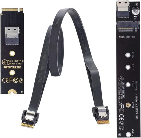 NGFF B+M Key NVME M-Key 22x30mm إلى 22x42mm ذكر إلى أنثى محول تمديد متوافق مع Legion Go ThinkPad 2230 2242 SSD in Kuwait