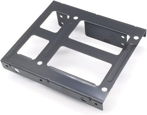 Misaso طبقة مزدوجة SSD معدنية 2.5 إلى 3.5 تركيب داخلي للكمبيوتر SSD القرص الصلب المزدوج سطح المكتب محول محول قوس in Saudi Arabia