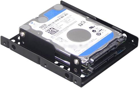 Misaso طبقة مزدوجة SSD معدنية 2.5 إلى 3.5 تركيب داخلي للكمبيوتر SSD القرص الصلب المزدوج سطح المكتب محول محول قوس in Saudi Arabia