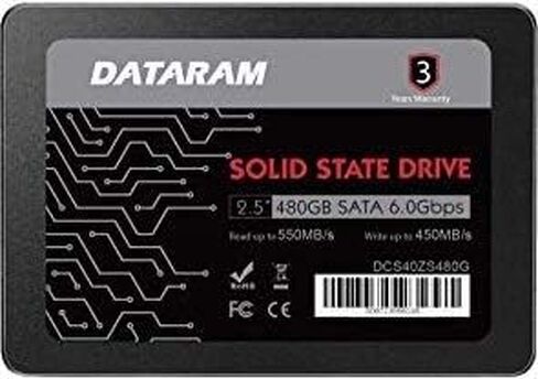 DATARAM 480GB 2.5" SSD Drive مشغل الاقراص الصلبة متوافق مع ASUS ROG GL552VW in Kuwait