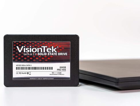 VisionTek PRO HXS 7mm 2.5 Inch SATA III SSD - 256GB - Desktops, Laptops, Mac Systems in Kuwait