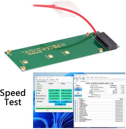 chenyang NVMe EDSFF GEN-Z E1.S SSD to U.2 SFF-8639 Host Adapter for 9.5mm/15mm/25mm EDSFF 1U Short SSD in Kuwait