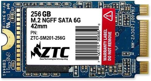 محرك الاقراص الصلبة ZTC 512GB Armor 42mm M.2 NGFF 6G SSD ذو حالة ثابتة. موديل ZTC-SM201-512G in Kuwait