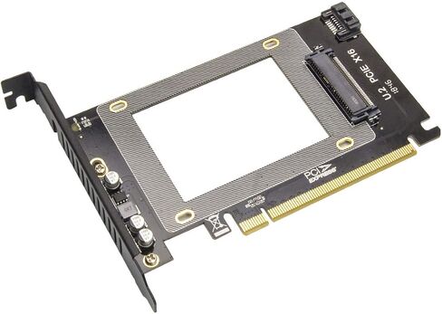 2.5 بوصة U.2 Nvme Drive to PCI Express X16 Slot Card أو SATA III SSD/HDD PCI Mount in Saudi Arabia