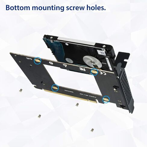 2.5 بوصة U.2 Nvme Drive to PCI Express X16 Slot Card أو SATA III SSD/HDD PCI Mount in Saudi Arabia