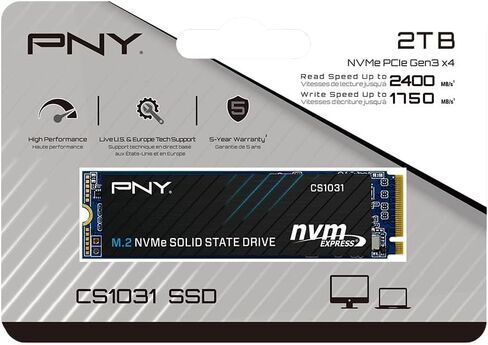 ピーエヌワイ(PNY) PNW CS1031 1TB SSD M.2 2280 NVMe M280CS1031-1TB-CL HD3745 in Kuwait