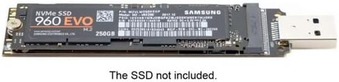 chenyang USB 3.0 to NVME M-Key M.2 NGFF SSD External PCBA Conveter Adapter with Flash Disk Case in Saudi Arabia