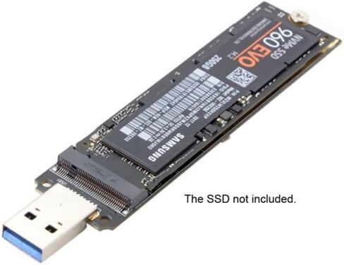 chenyang USB 3.0 to NVME M-Key M.2 NGFF SSD External PCBA Conveter Adapter with Flash Disk Case in Saudi Arabia