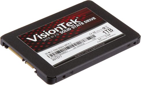 VisionTek Products 900981 1TB 3D MLC 7mm 2.5" Solid State Drive 550 MB/s Read 445 MB/s Write, 1 TB in Saudi Arabia