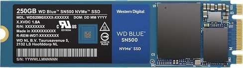 Western Digital 500GB WD Blue SN500 NVMe Internal SSD - Gen3 PCIe, M.2 2280, 3D NAND, Up to 1700 MB/s - WDS500G1B0C in Kuwait