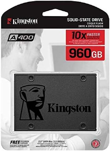 Everything But Stromboli Kingston A400 SSD 960GB 2.5" SATA 3.0 Internal Solid-State Drive (SA400S37/960G) Bundle with (1) SSD/HDD Enclosure USB 3.0 in Saudi Arabia
