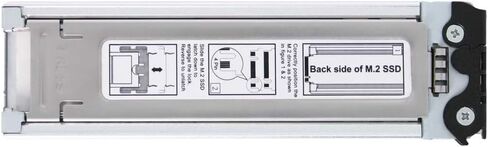 Icy Dock ToughArmor MB852M2PO-B Caddy Rack Mobile, 2X SSD NVMe M.2 Drive Adapter for Odd Ultra Slim (9.5mm) CD/DVD Drive Bay with OCuLink SFF-9402 Connector in Saudi Arabia